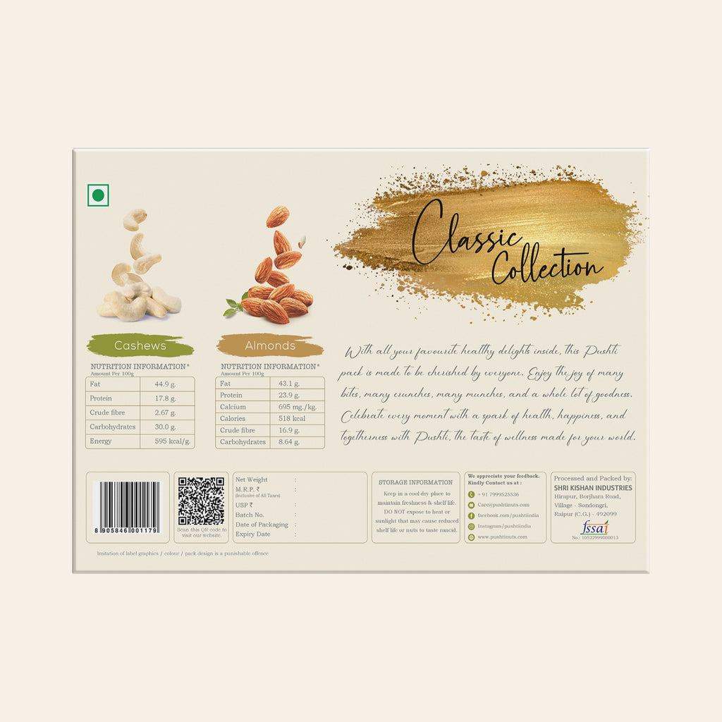 CASHEW NUTS & ALMONDS