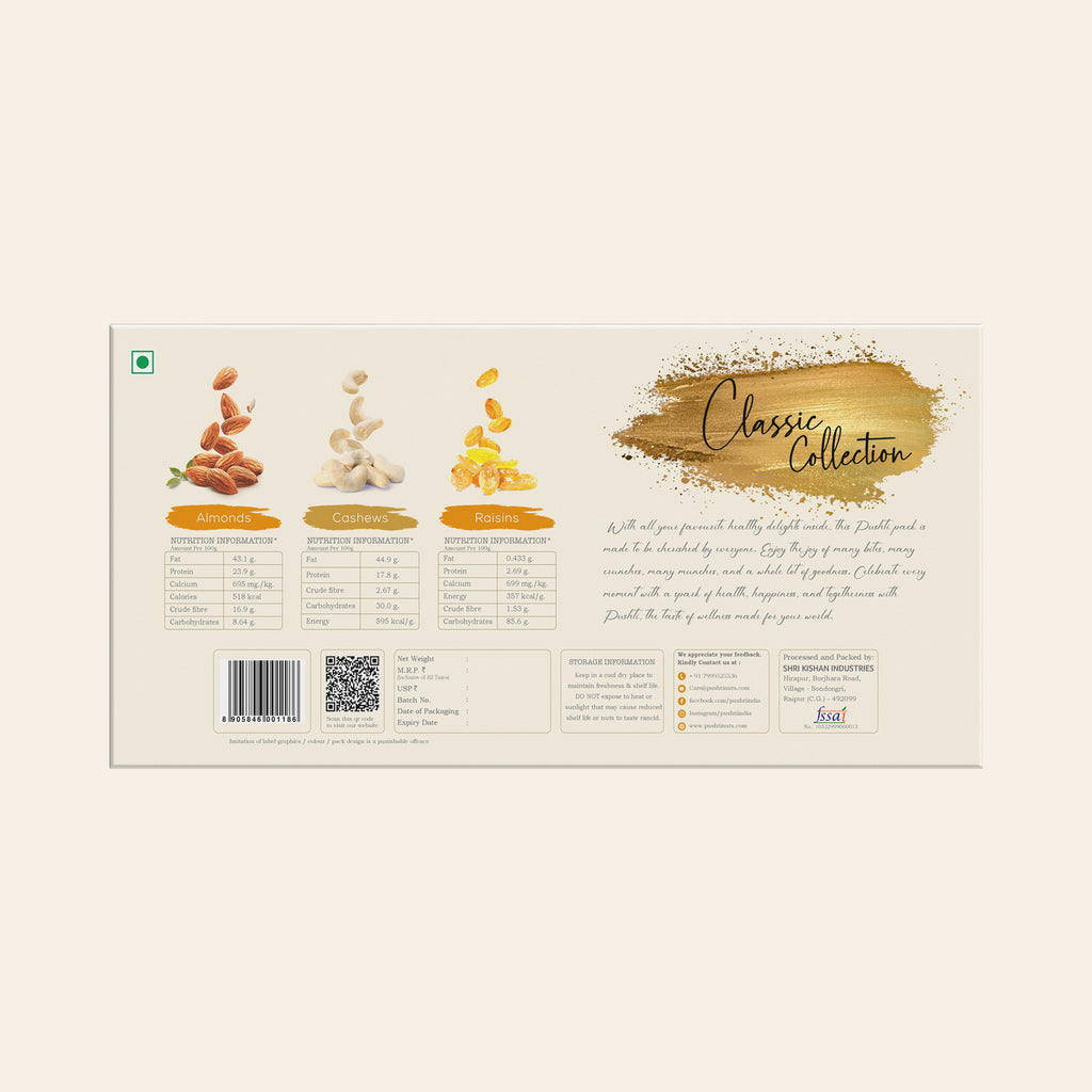 CASHEW, ALMONDS & RAISINS