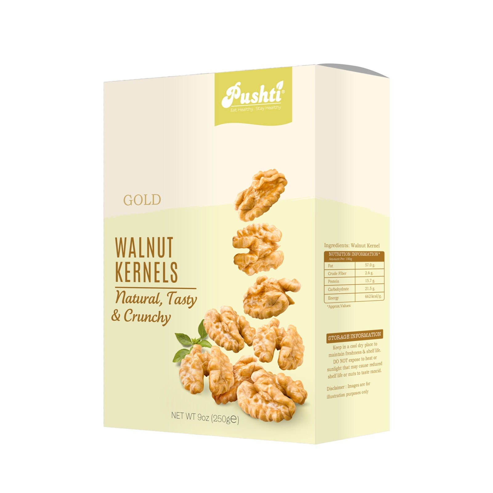 CALIFORNIA WALNUT KERNELS GOLD