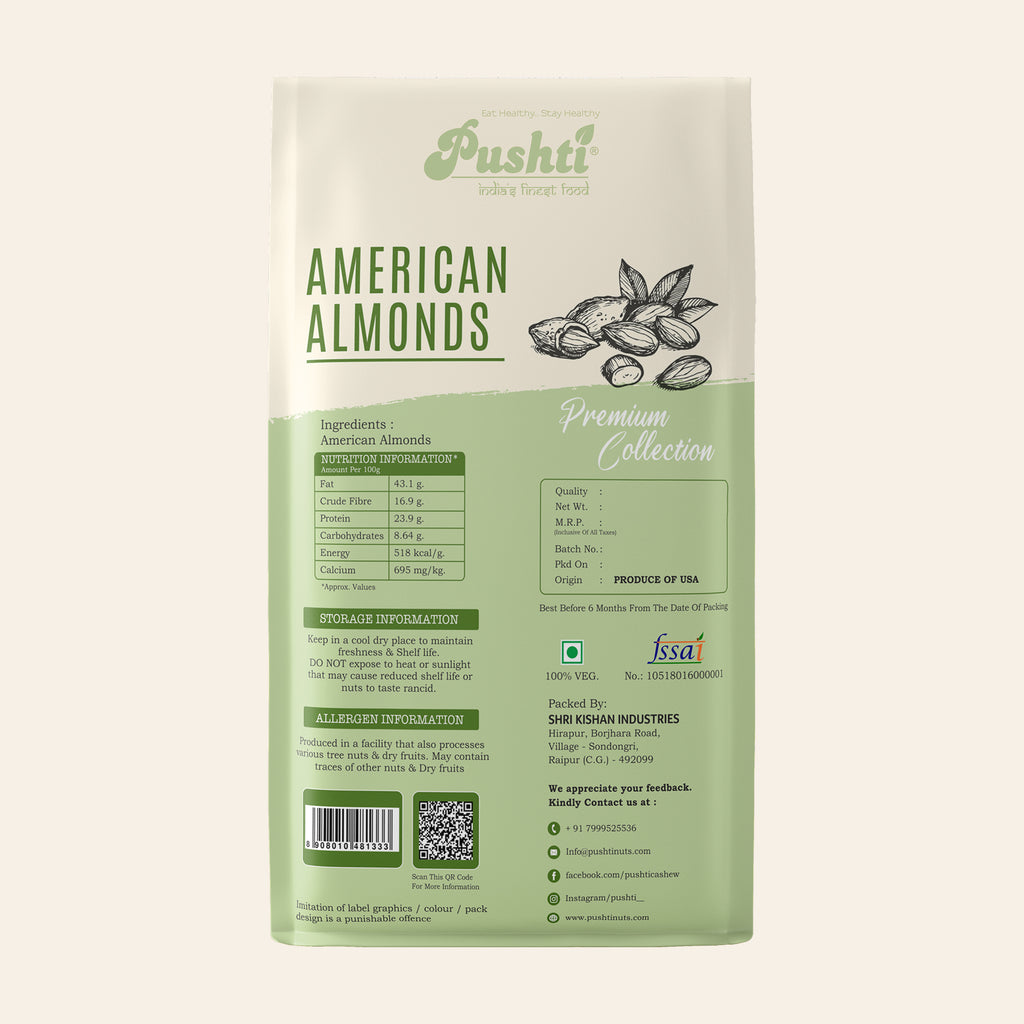 AMERICAN ALMOND 200G