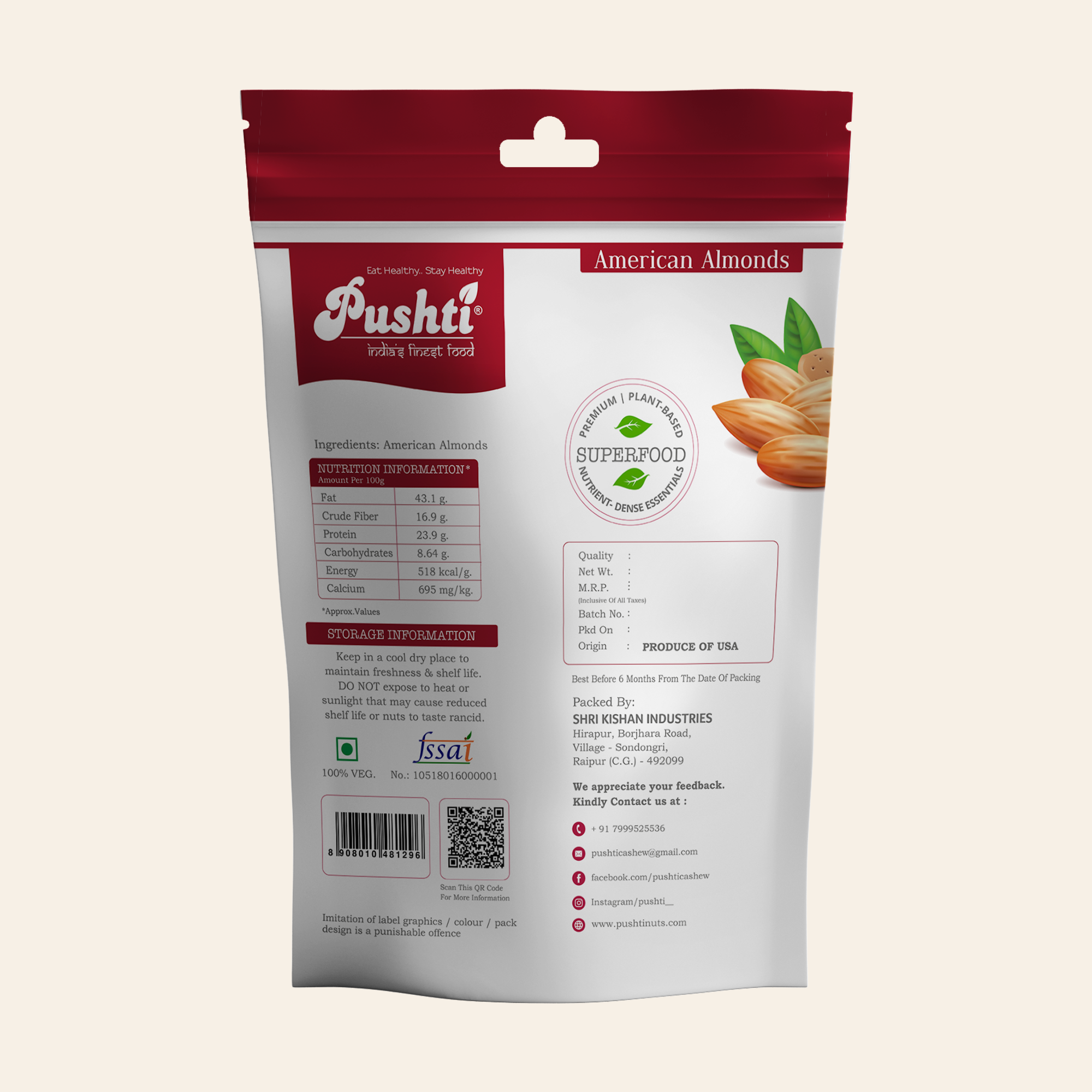 AMERICAN ALMONDS GOLD