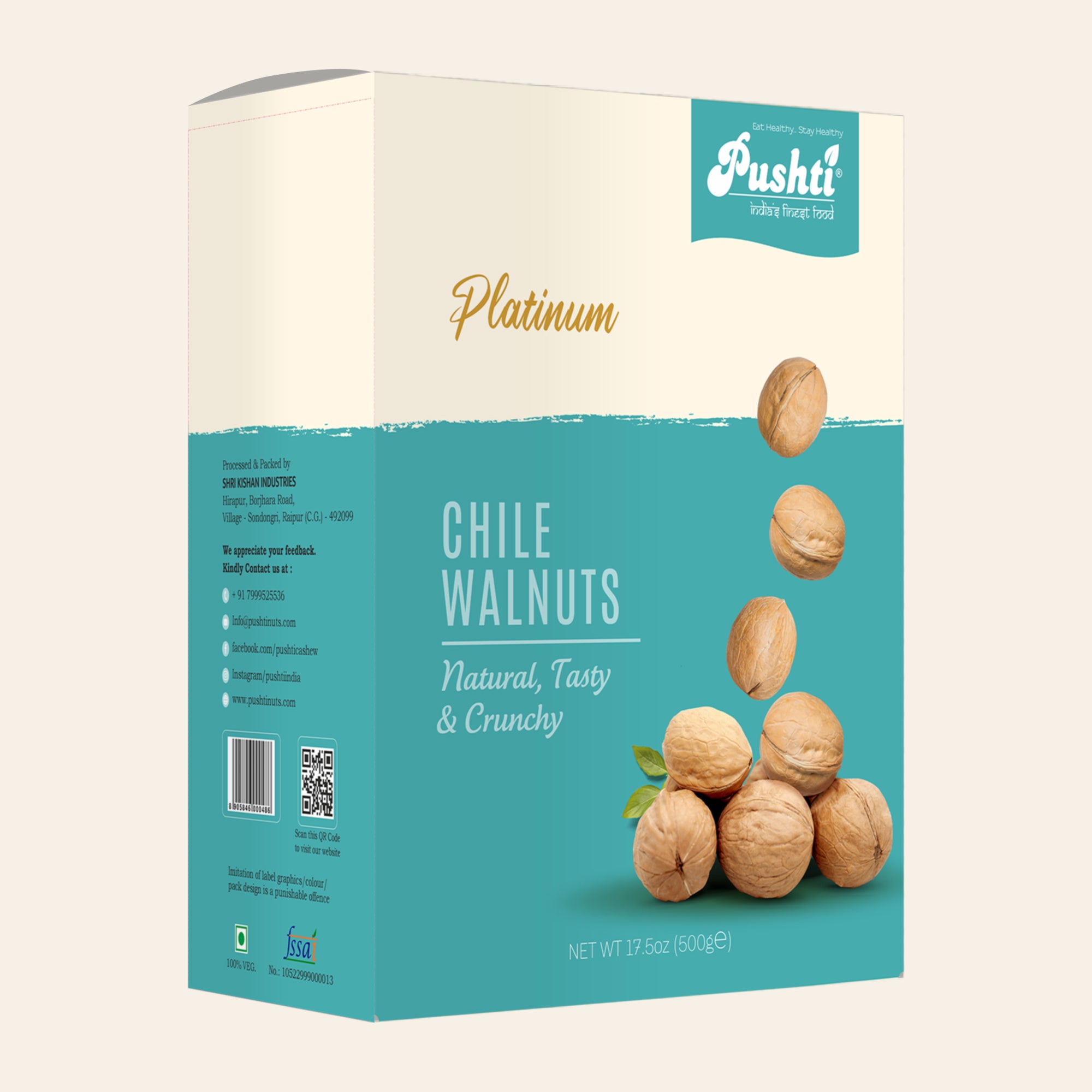 CHILE WALNUT WHOLES PLATINUM