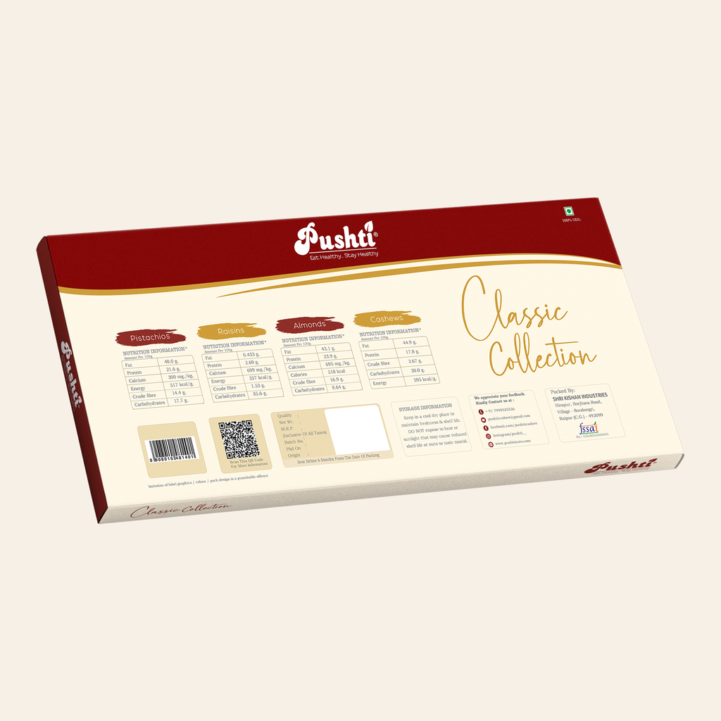 CASHEW NUTS, ALMONDS, PISTACHIOS & RAISINS