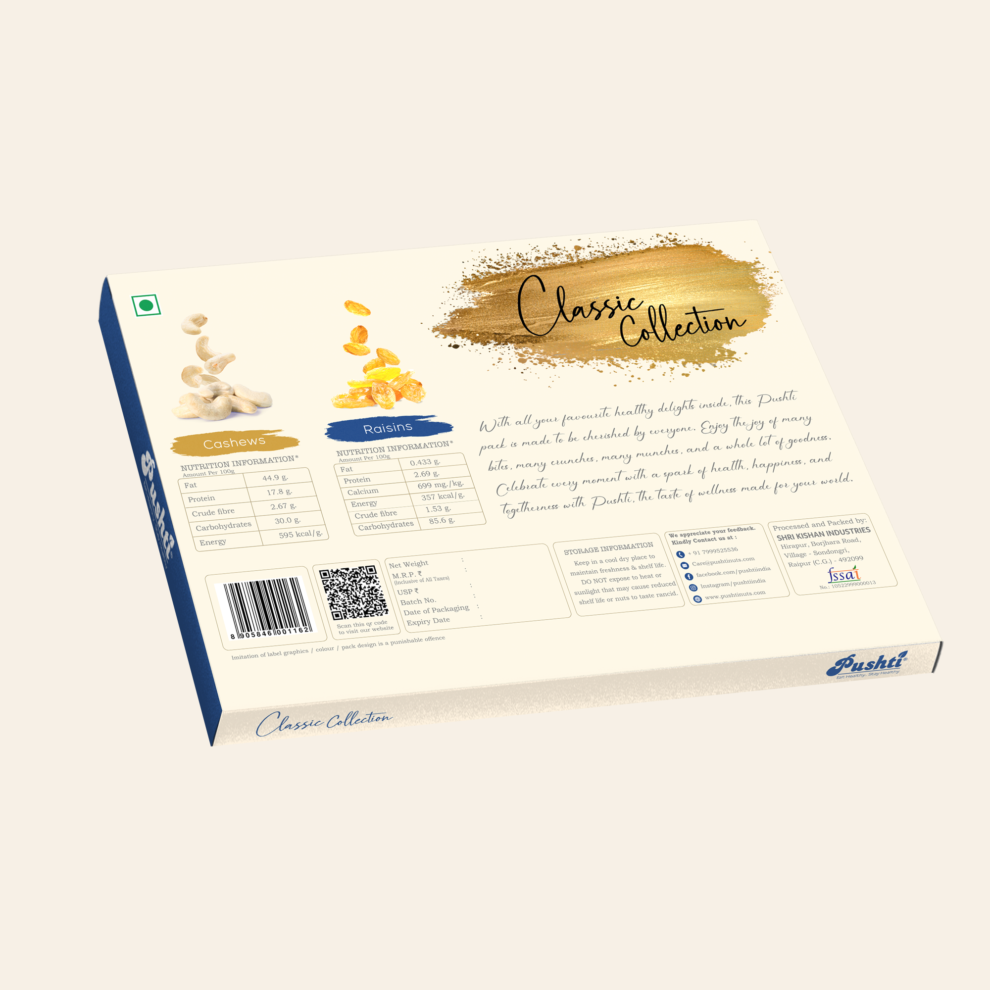 CASHEW NUTS & RAISINS