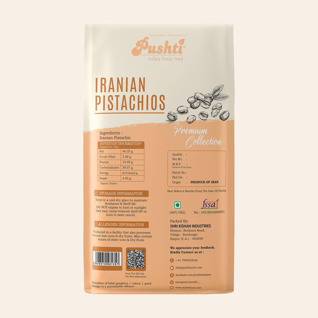 IRANIAN PISTACHIOS 200G