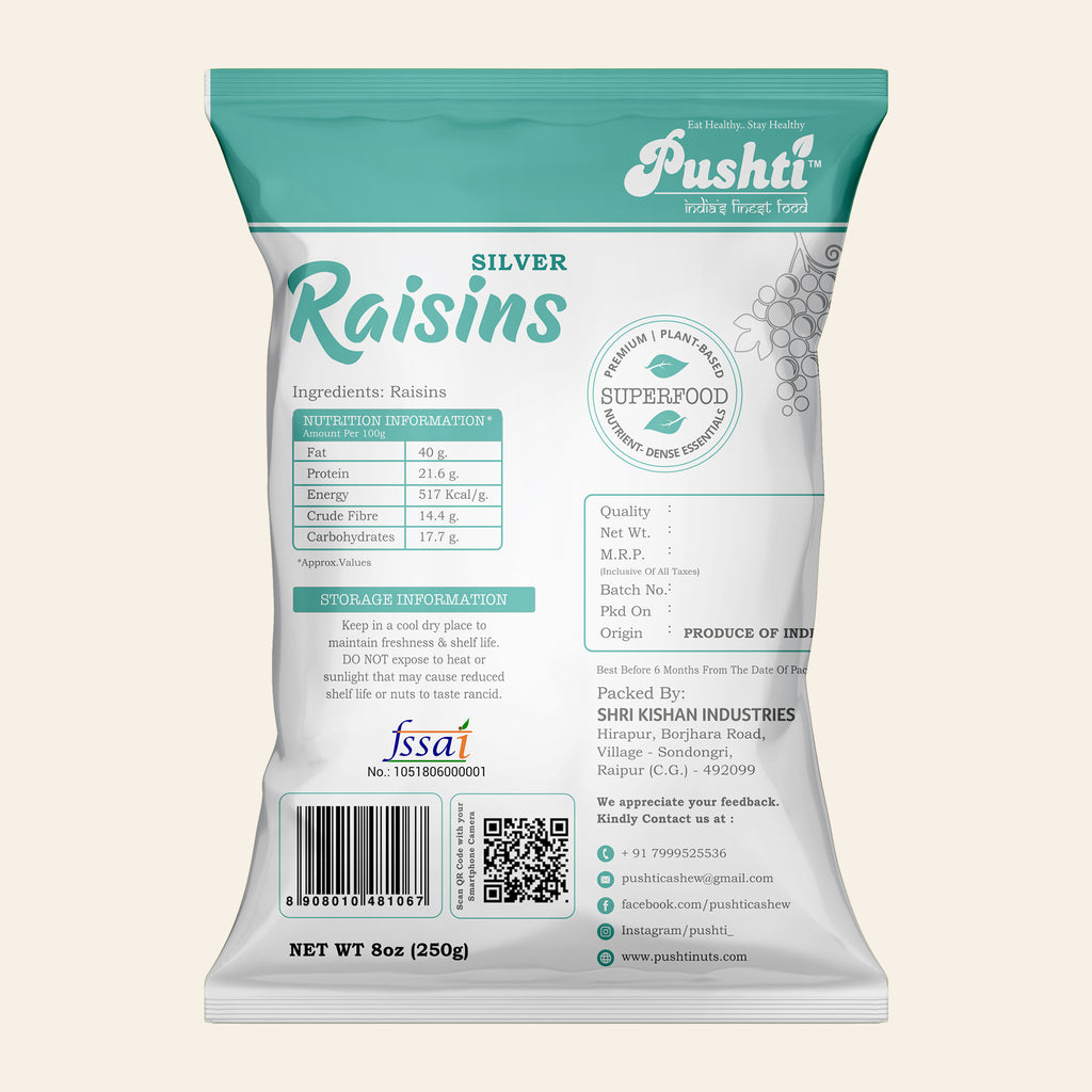 RAISINS SILVER