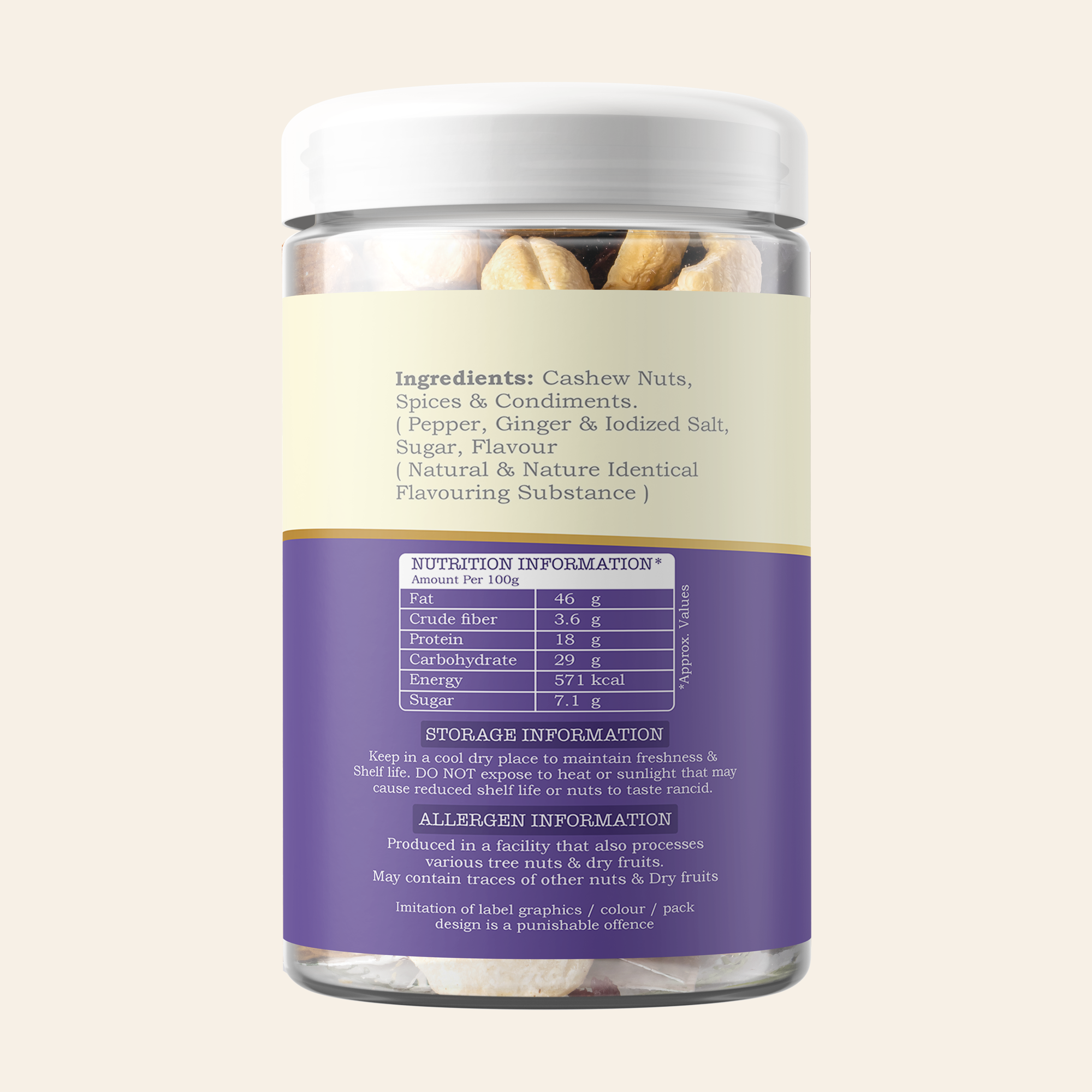 SALT & PEPPER FLAVOUR CASHEW