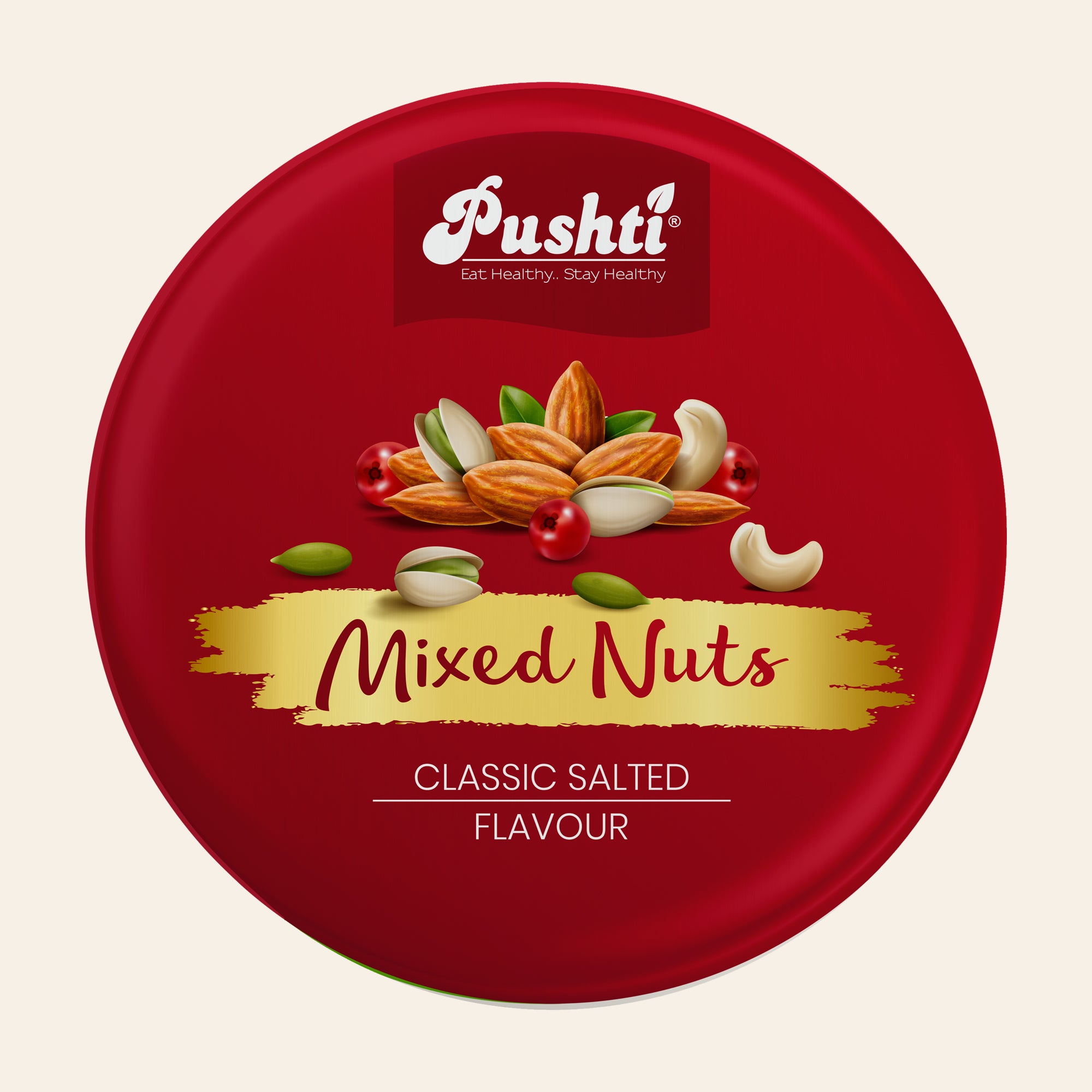 SALTED MIXED NUTS TIN - 50 GRAMS