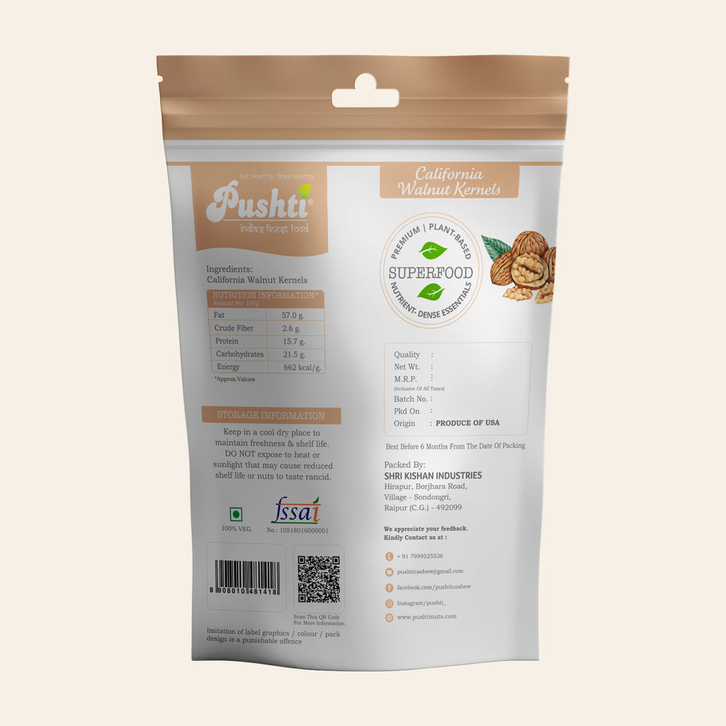 CALIFORNIA WALNUT KERNELS SILVER