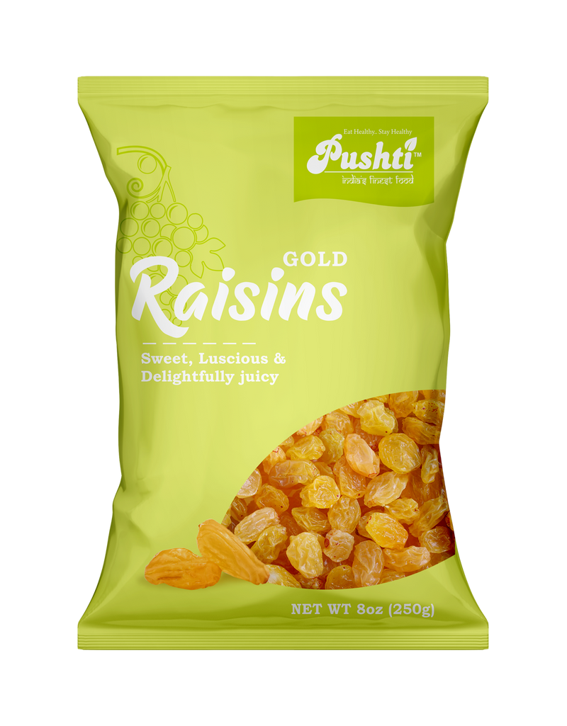 Pushti Raisins - Gold - 250G