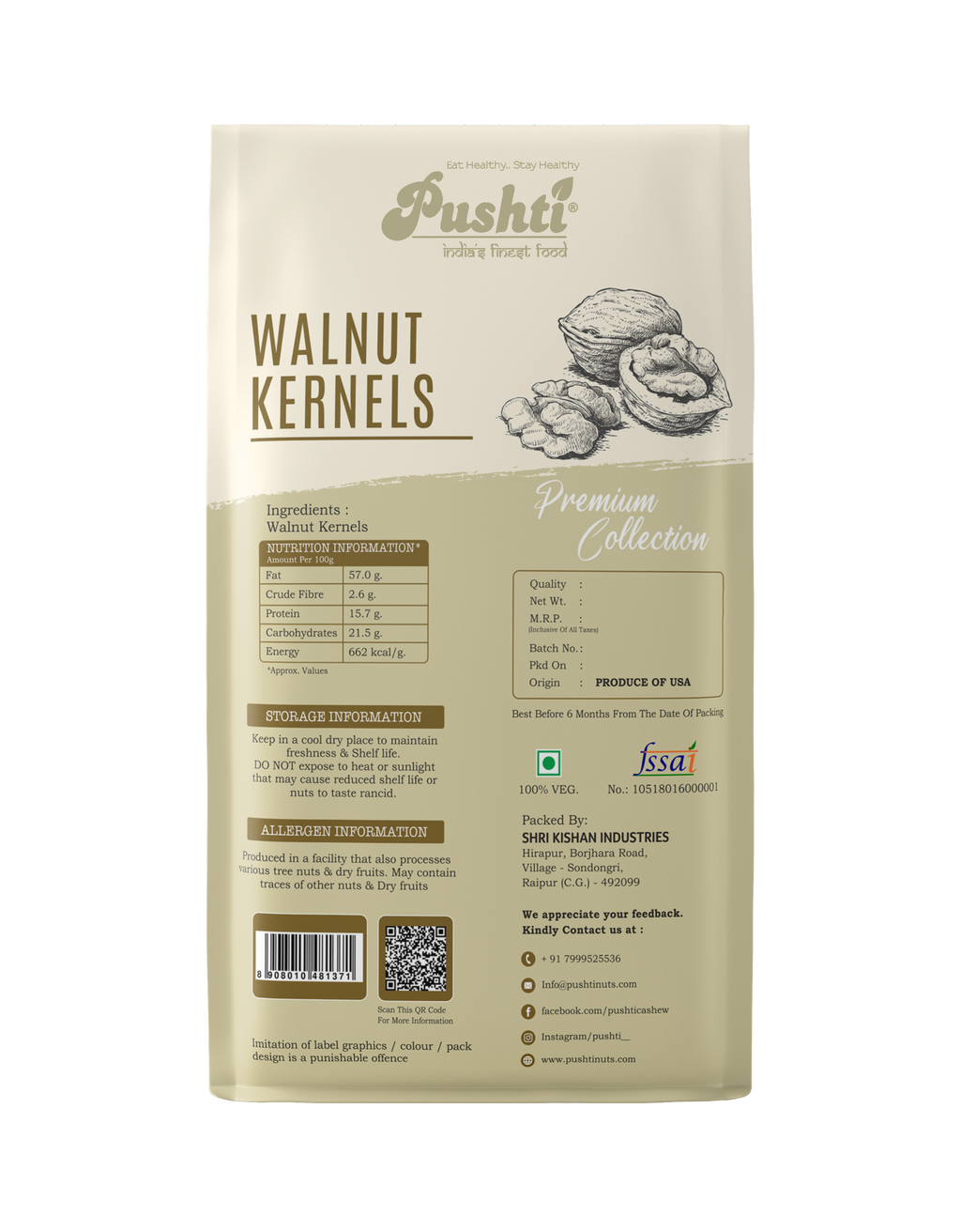 WALNUT KERNELS 200G