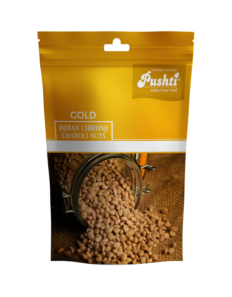 Pushti Indian Chironji Charoli Nuts - Gold