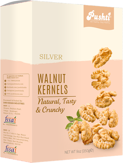 California Walnuts Kernels box - Silver